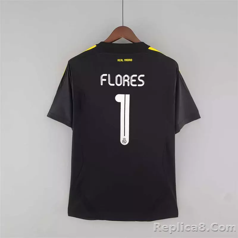 11-12 Real Madrid Away Retro Jersey Goalkeeper Black - detail