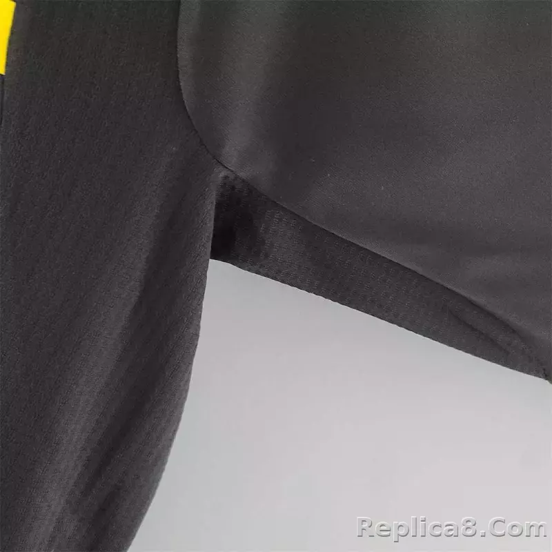 11-12 Real Madrid Away Retro Jersey Goalkeeper Black - detail