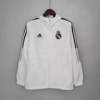 2021/2022 Real Madrid Jersey Windbreaker White(Black Edge) - view 1