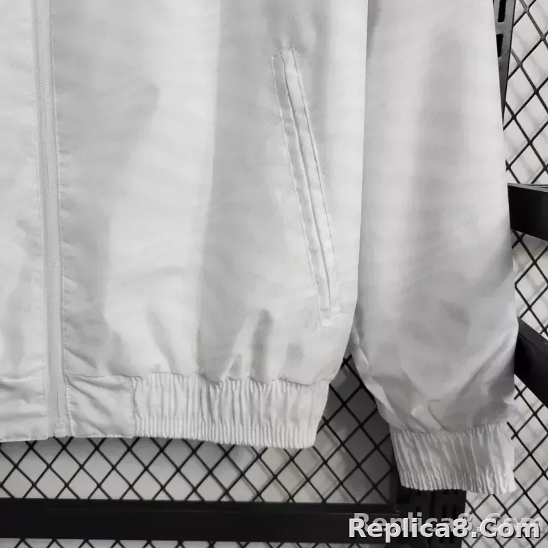 2023/2024 Real Madrid Reversible Windbreaker White - detail