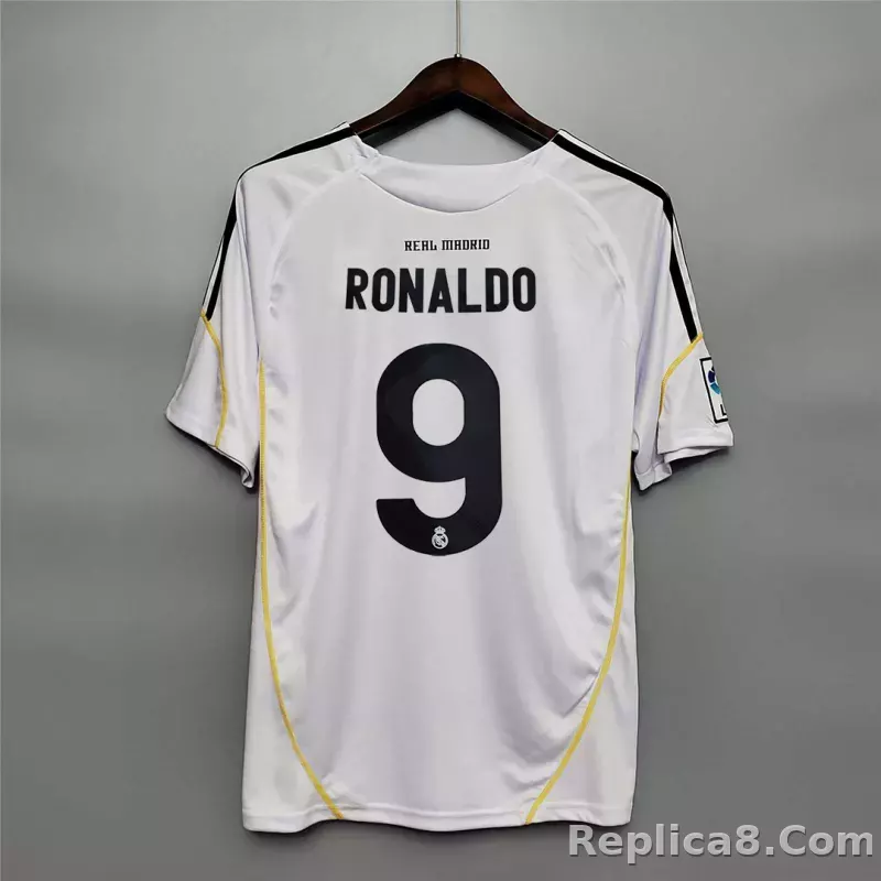 2009/10 Real Madrid Ronaldo#9 Home Retro Jersey