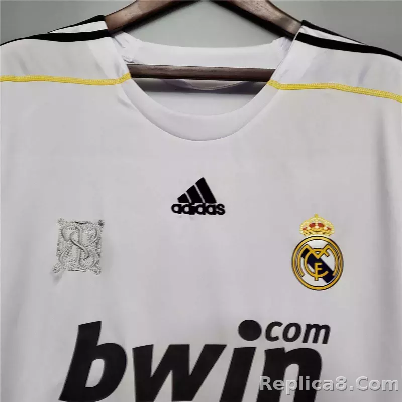 2009/10 Real Madrid Ronaldo#9 Home Retro Jersey - detail