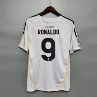 2009/10 Real Madrid Ronaldo#9 Home Retro Jersey - view 1
