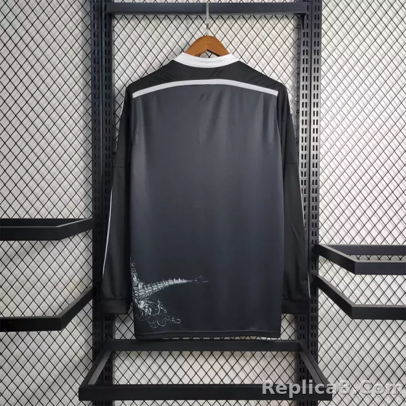 2014/15 Real Madrid Ronaldo#7 Third Away Retro Jersey Long Sleeve - detail