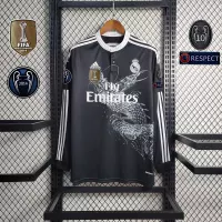 2014/15 Real Madrid Ronaldo#7 Third Away Retro Jersey Long Sleeve - view 4
