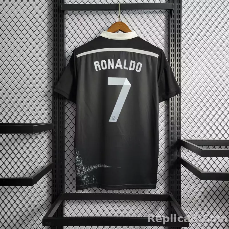 2014/15 Real Madrid Ronaldo#7 Third Away Retro Jersey - detail