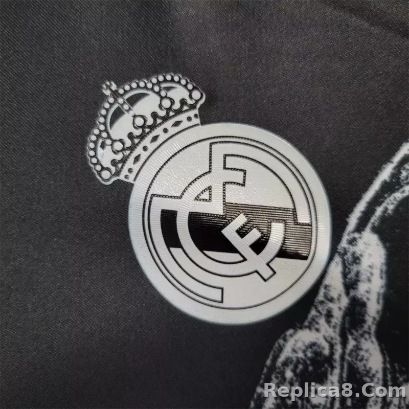 2014/15 Real Madrid Third Away Retro Jersey Long Sleeve - detail