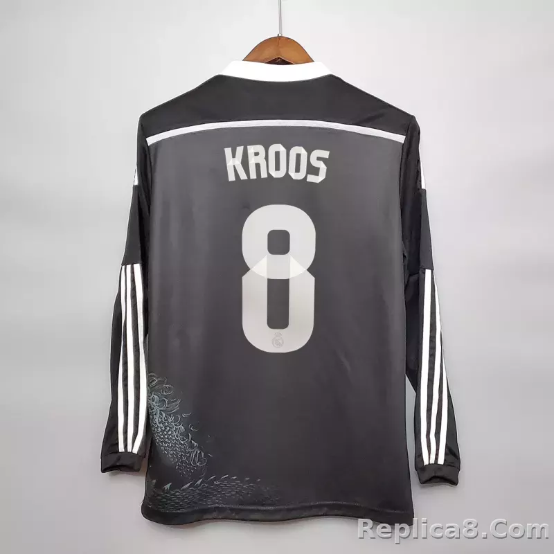 2014/15 Real Madrid Third Away Retro Jersey Long Sleeve - detail