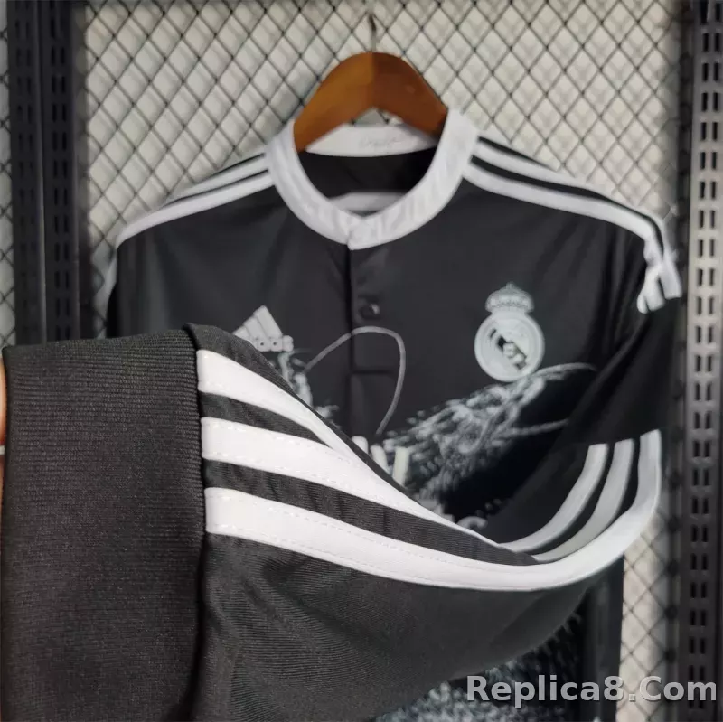 2014/15 Real Madrid Third Away Retro Jersey Long Sleeve - detail