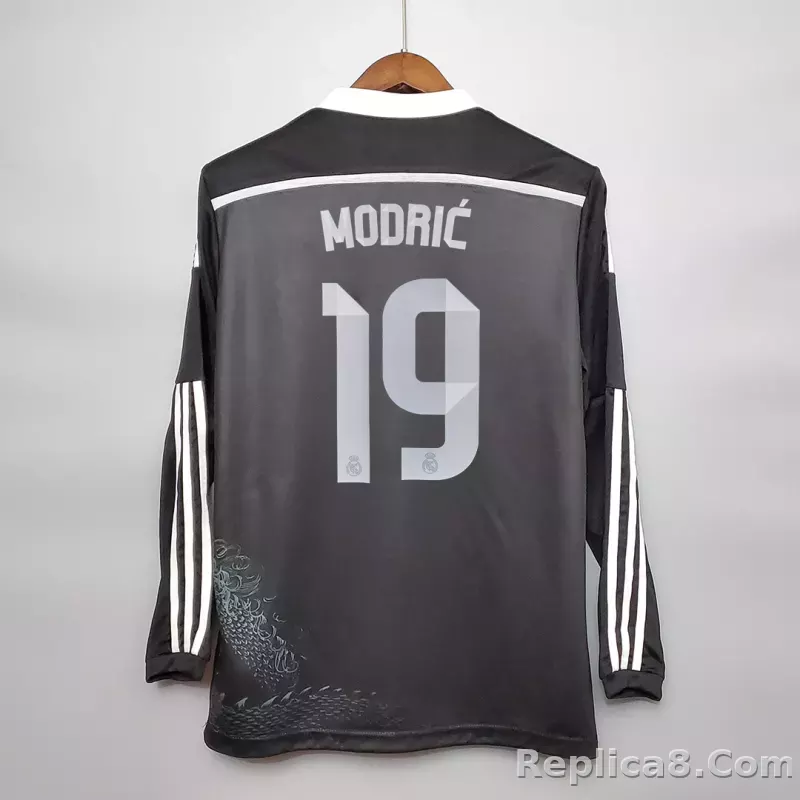 2014/15 Real Madrid Third Away Retro Jersey Long Sleeve - detail