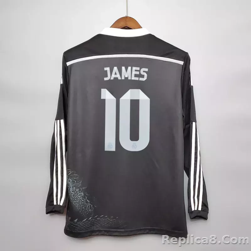 2014/15 Real Madrid Third Away Retro Jersey Long Sleeve - detail