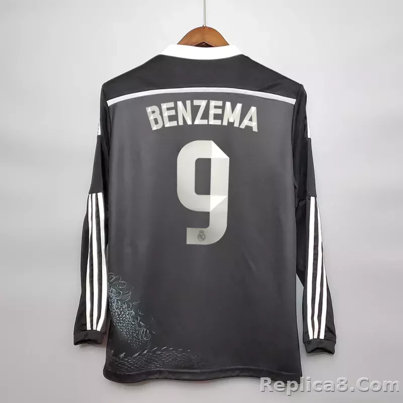 2014/15 Real Madrid Third Away Retro Jersey Long Sleeve - detail