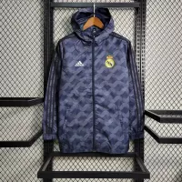 2023-2024 Real Madrid Windbreaker Gray Soccer Jersey 1:1 Thai Quality - view 1