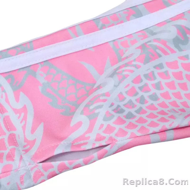 Real Madrid Zipper Sweatshirt Kit(Top+Pants) Pink 2023/24 - detail