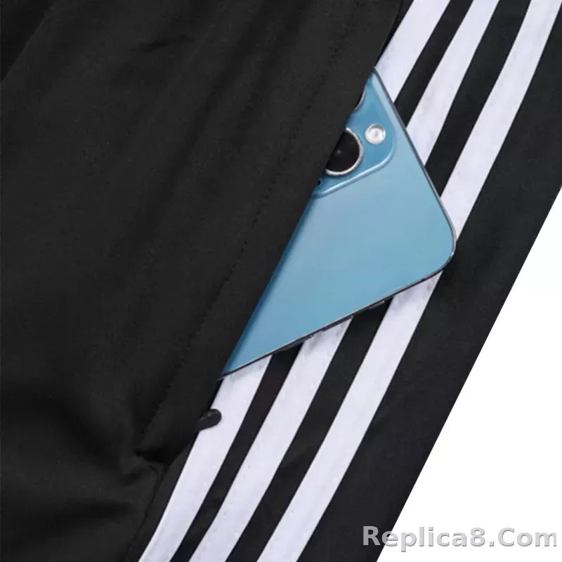 Real Madrid Zipper Sweatshirt Kit(Top+Pants) Yellow 2023/24 - detail