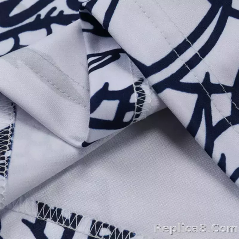 Real Madrid Zipper Sweatshirt Kit(Top+Pants) White 2023/24 - detail