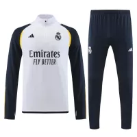 Real Madrid Zipper Sweat Kit(Top+Pants) White 2023/24 - view 1
