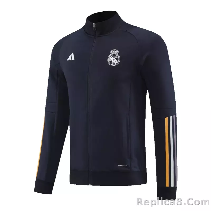 Real Madrid Training Jacket Kit (Jacket+Pants) Black 2023/24 - detail