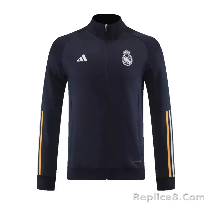 Real Madrid Training Jacket Kit (Jacket+Pants) Black 2023/24 - detail