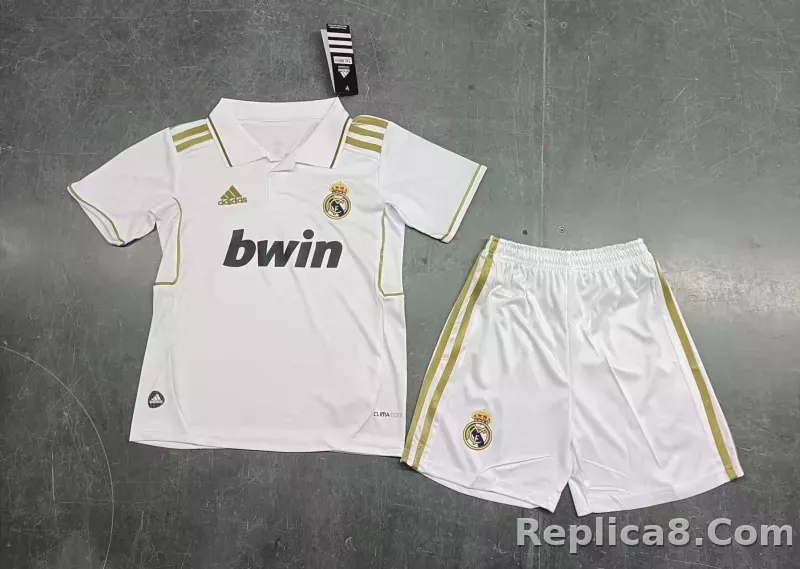 2011/12 Real Madrid Home Retro Kids Kit Jersey+Shorts