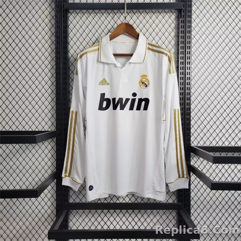 2011/12 Real Madrid Home Retro Jersey Long Sleeve