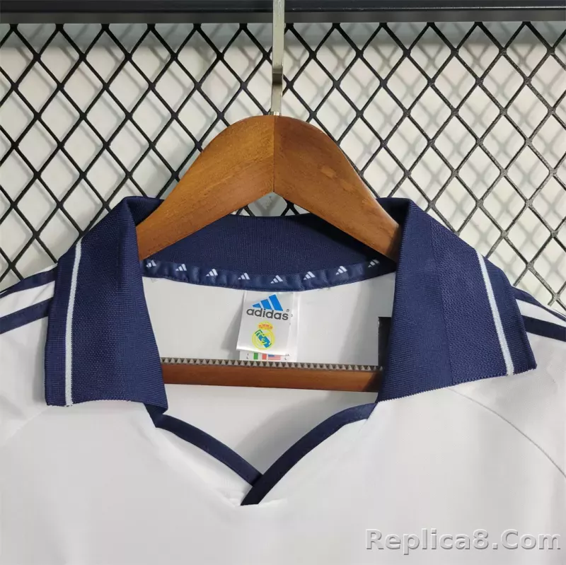 2000/01 Real Madrid Home Retro Jersey - detail