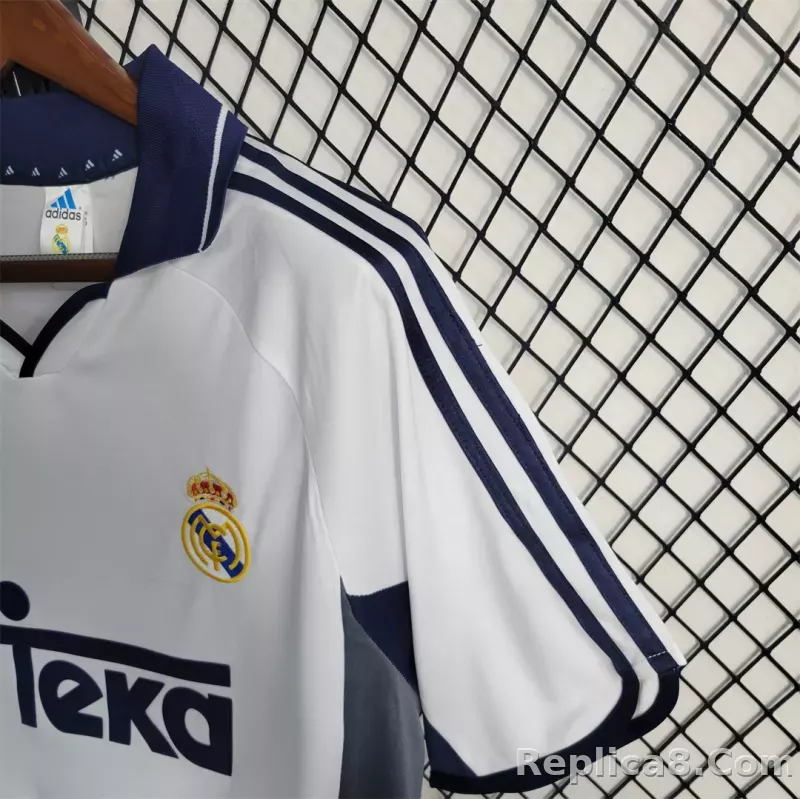 2000/01 Real Madrid Home Retro Jersey - detail
