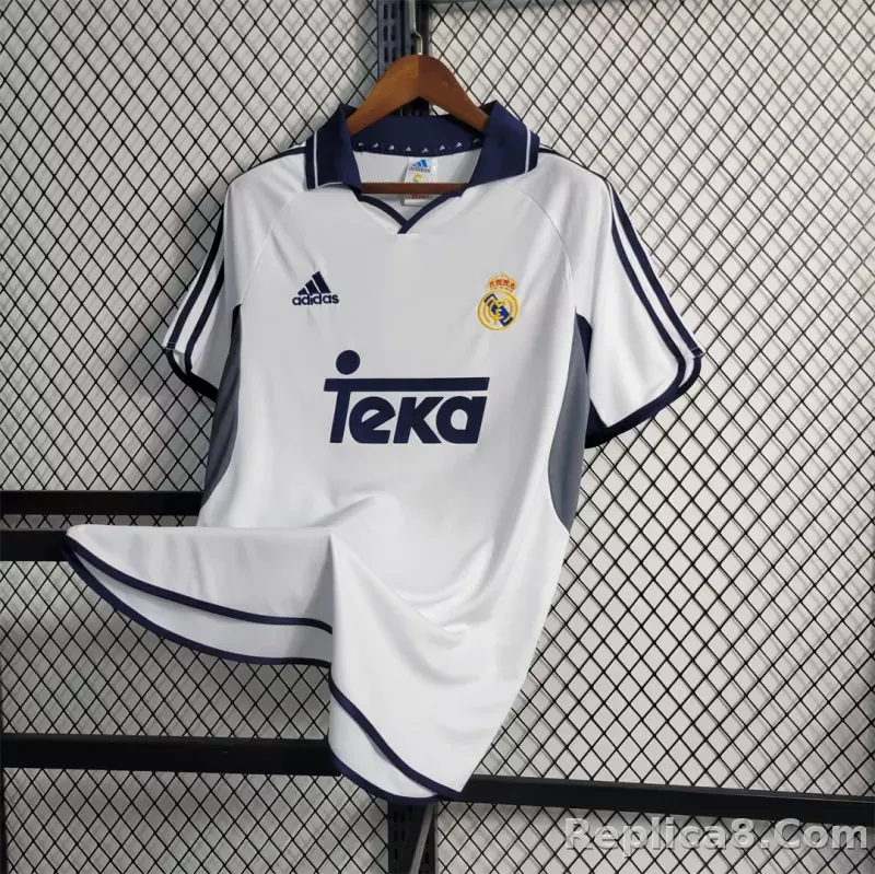2000/01 Real Madrid Home Retro Jersey - detail