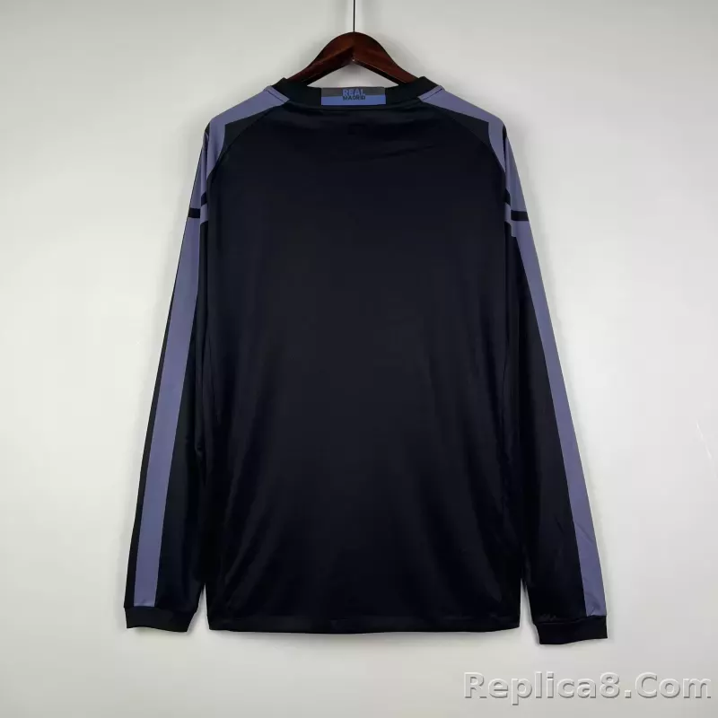 2016/17 Real Madrid Third Away Retro Jersey Long Sleeve - detail