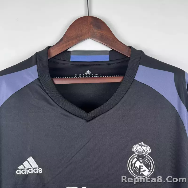 2016/17 Real Madrid Third Away Retro Jersey Long Sleeve - detail