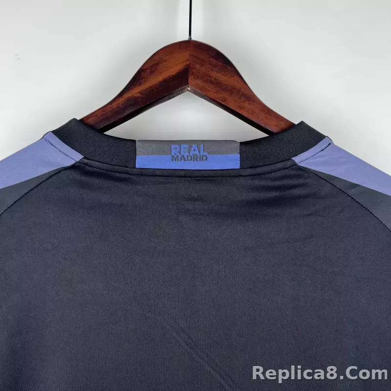 2016/17 Real Madrid Third Away Retro Jersey Long Sleeve - detail