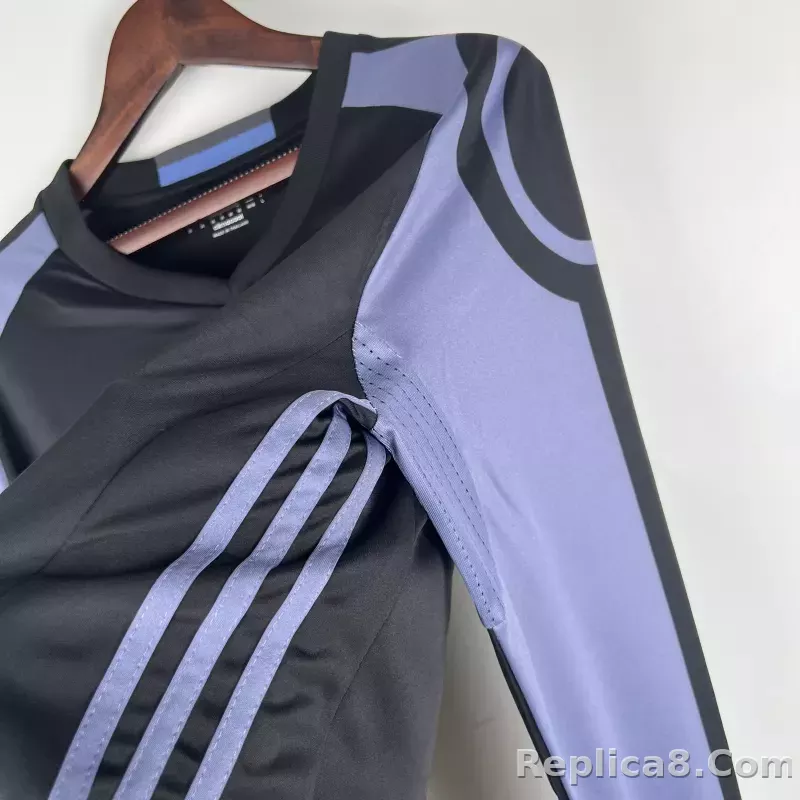 2016/17 Real Madrid Third Away Retro Jersey Long Sleeve - detail