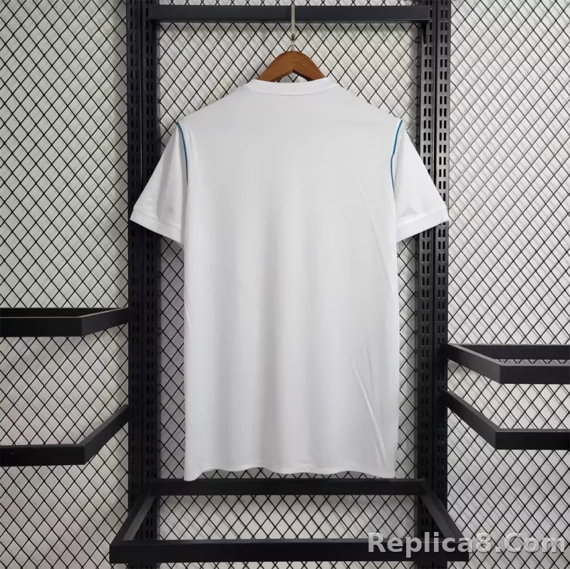 17-18 Real Madrid Home Retro Jersey - detail