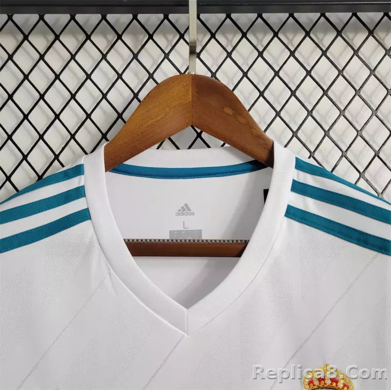 17-18 Real Madrid Home Retro Jersey - detail