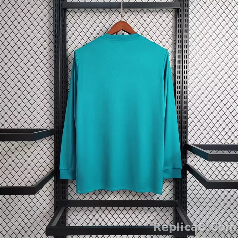 17-18 Real Madrid Third Away Retro Jersey Long Sleeve - detail