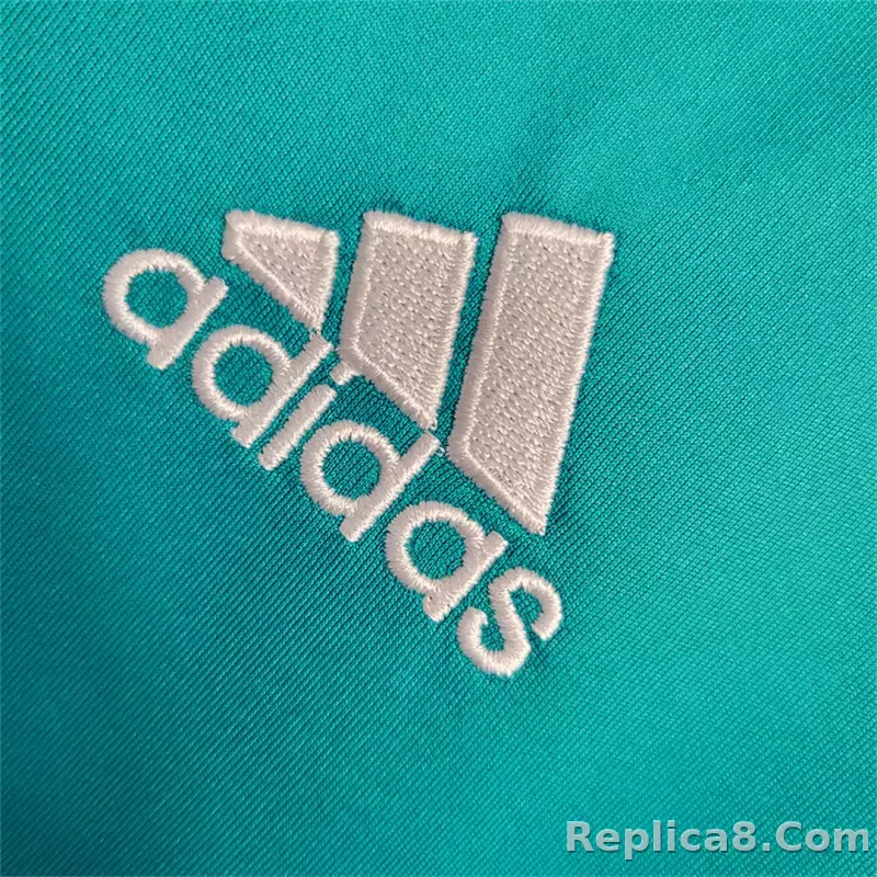 17-18 Real Madrid Third Away Retro Jersey Long Sleeve - detail