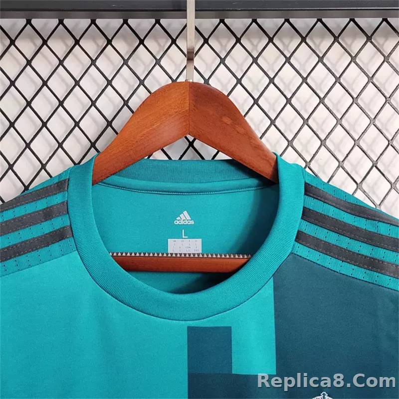 17-18 Real Madrid Third Away Retro Jersey Long Sleeve - detail