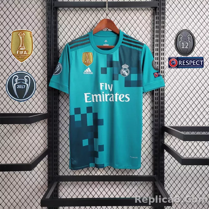 17-18 Real Madrid Third Away Retro Jersey - detail