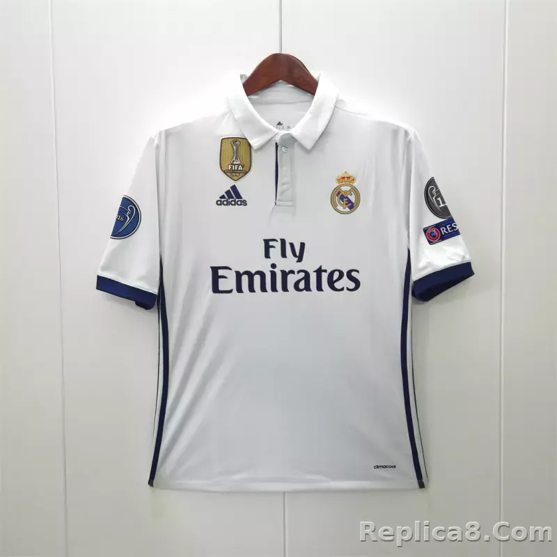 16-17 Real Madrid Home Retro Jersey