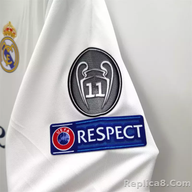 16-17 Real Madrid Home Retro Jersey - detail