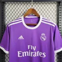 16-17 Real Madrid Away Retro Purple Jersey - view 11