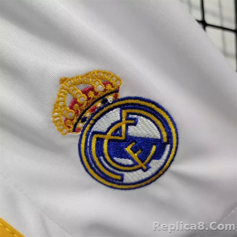23-24 Real Madrid Home Kids Kit (Jersey+Shorts) - detail