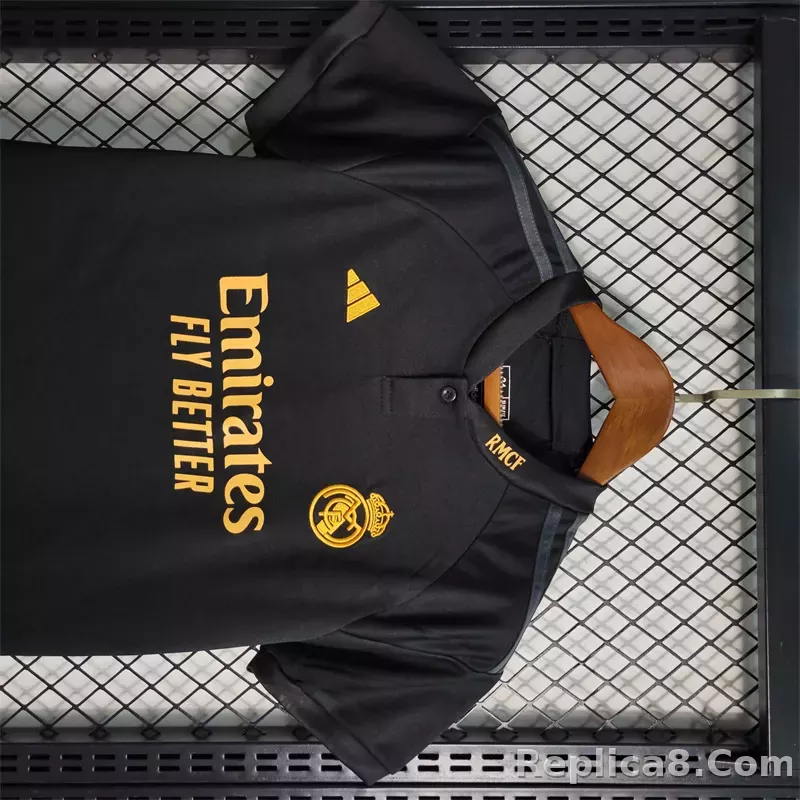 23-24 Real Madrid Third Away Kids Kit (Jersey+Shorts) - detail