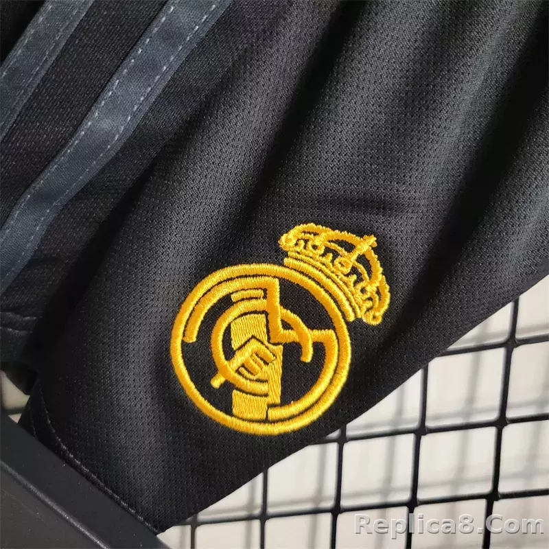 23-24 Real Madrid Third Away Kids Kit (Jersey+Shorts) - detail