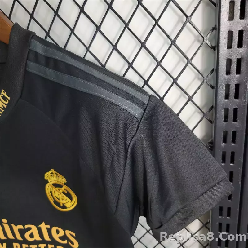 23-24 Real Madrid Third Away Kids Kit (Jersey+Shorts) - detail