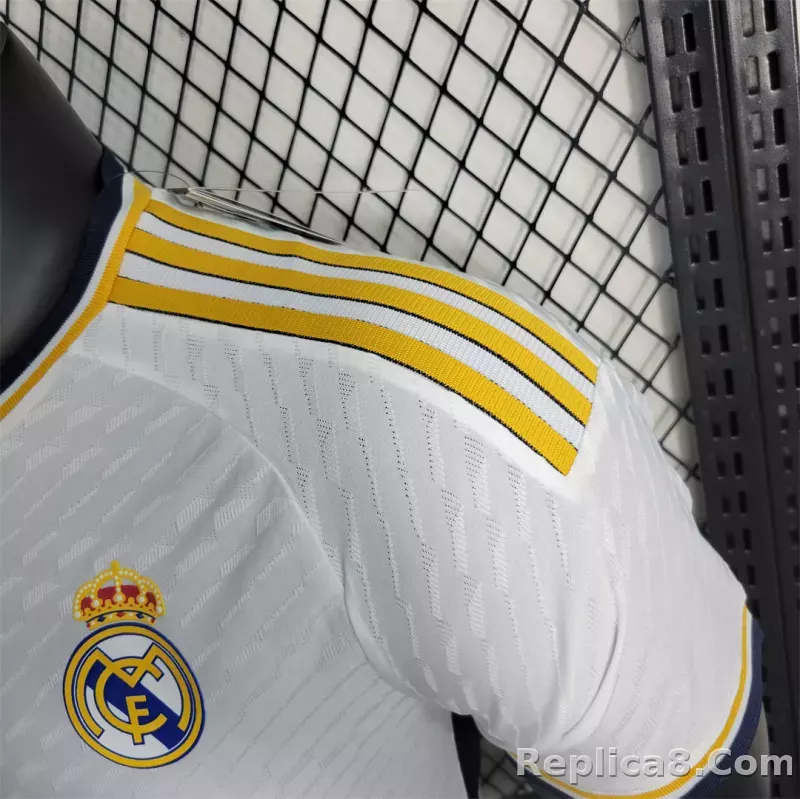 23-24 Real Madrid Home Soccer Kit Player Version - detail