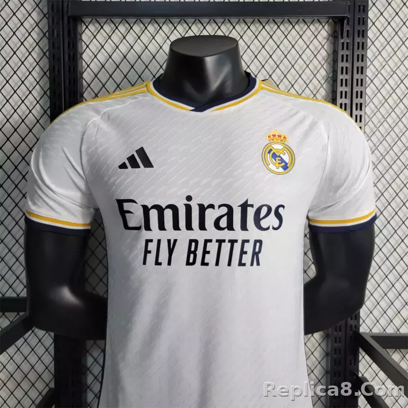 23-24 Real Madrid Home Soccer Kit Player Version - detail