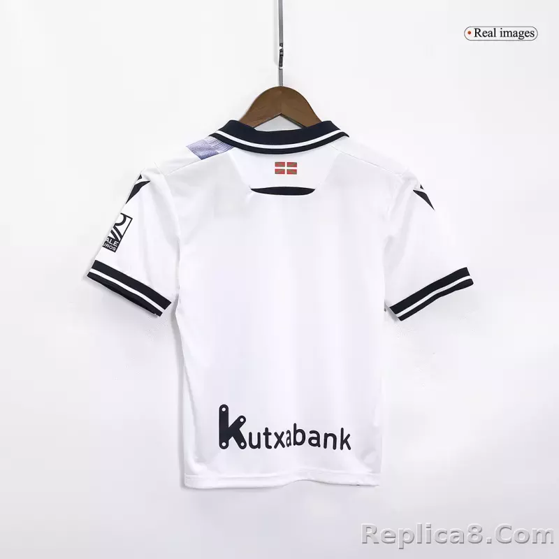 23-24 Real Sociedad Third Away Kids Kit Jersey+Shorts - detail