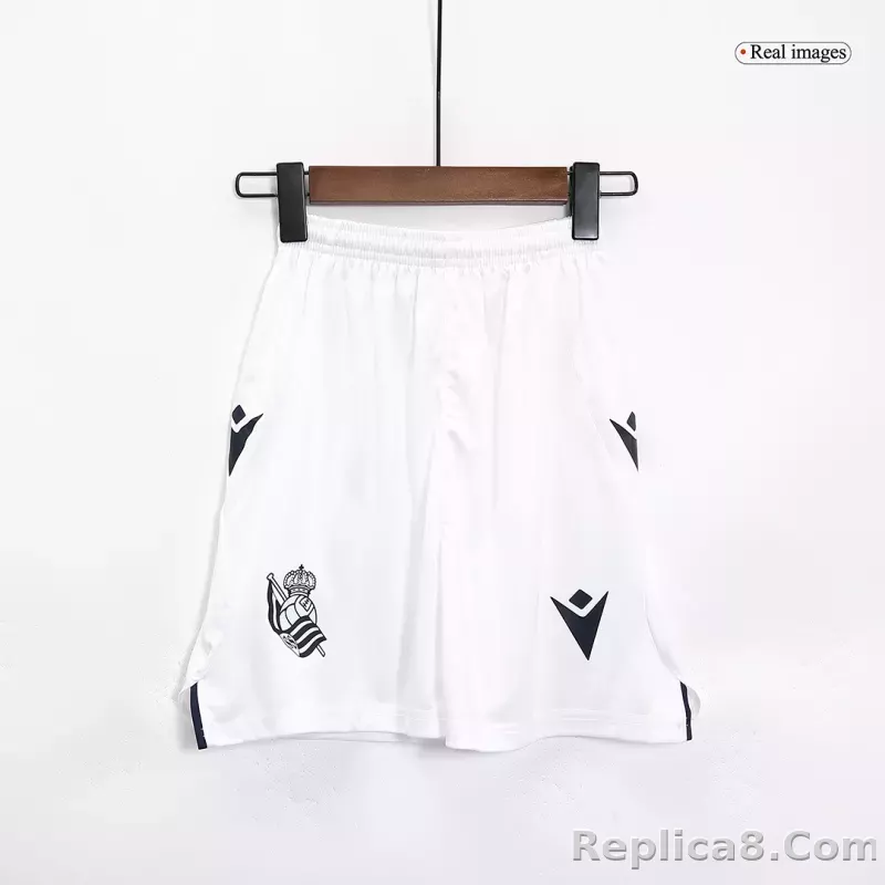 23-24 Real Sociedad Third Away Kids Kit Jersey+Shorts - detail