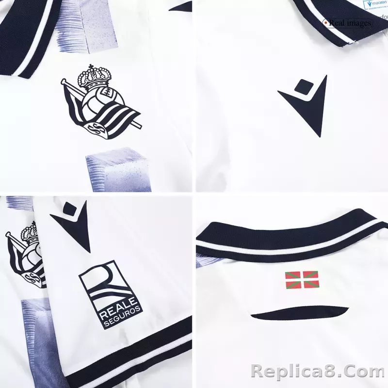 23-24 Real Sociedad Third Away Kids Kit Jersey+Shorts - detail